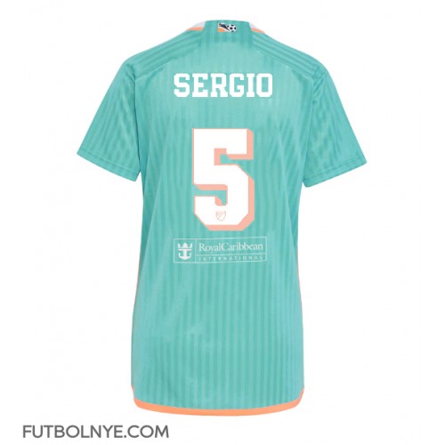 Camiseta Inter Miami Sergio Busquets #5 Tercera Equipación para mujer 2024-25 manga corta